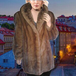 Pappas Genuine  Mink Fur Coat